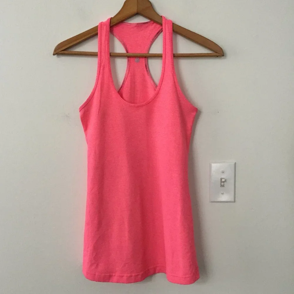Lululemon Cool Racerback Tank Top in Pink
